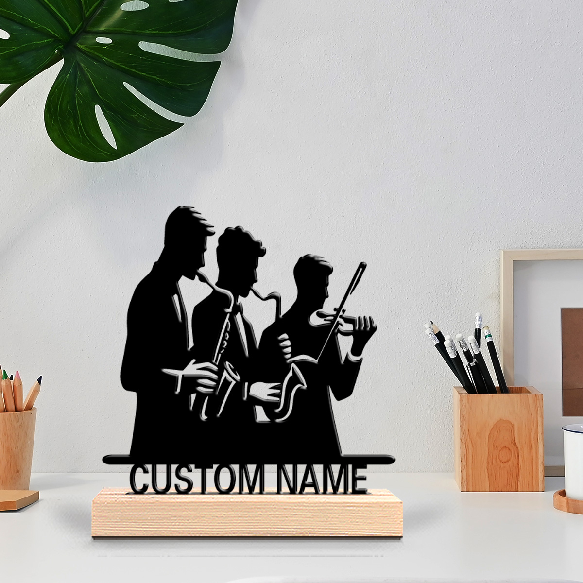Musical Instrument Name - 1pc Playing musical instruments Customized Name