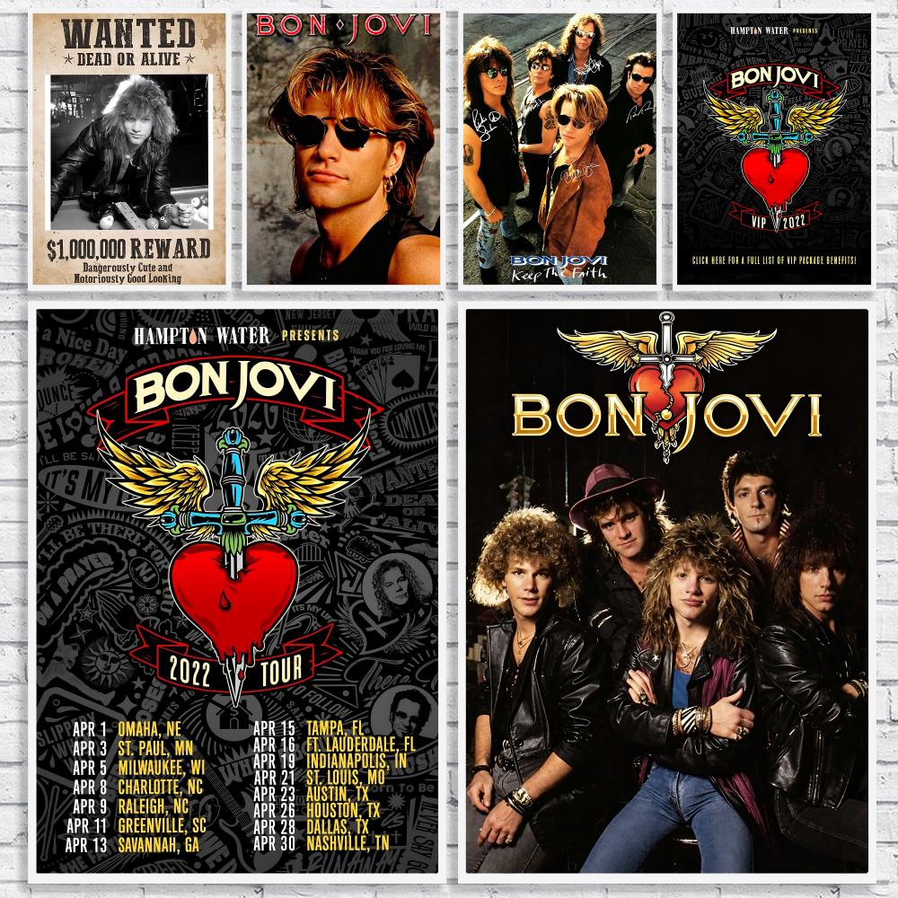 Musical Instrument Poster - Rock Band B-Bon Jovi Poster Versatile