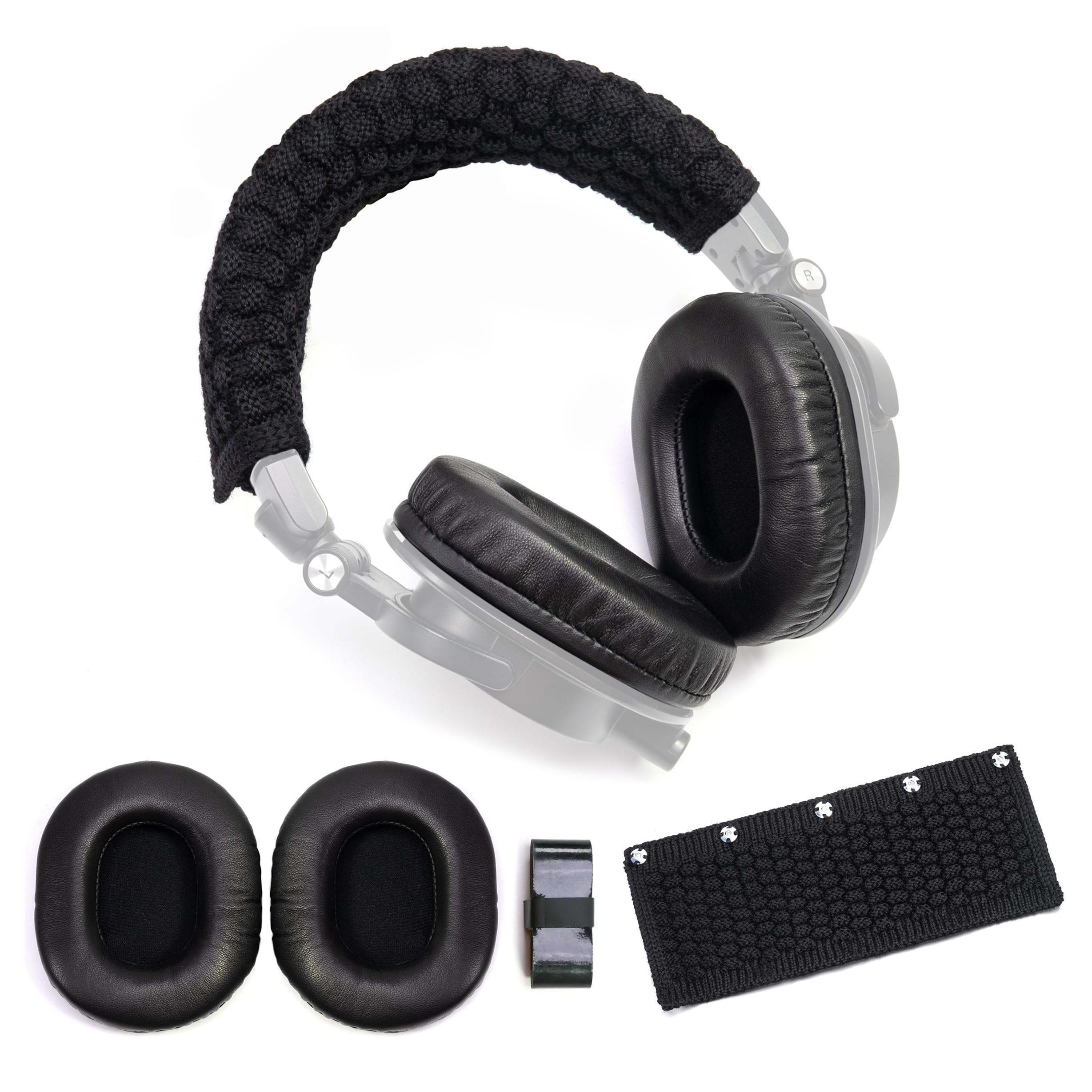 Audio Technica Headphone Ath-M50X - Lambskin Ear Pads Wool Headband Cushion
