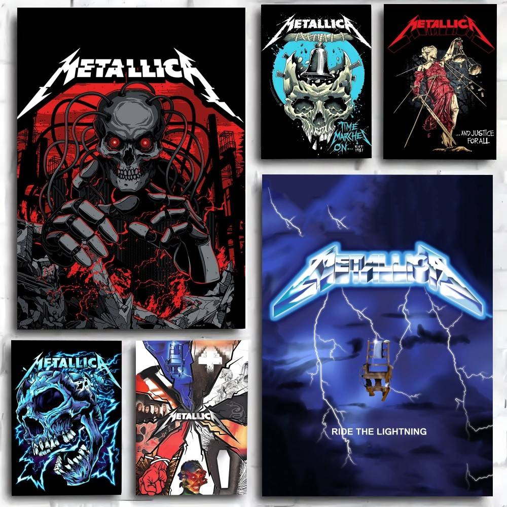Musical Instrument Poster - HOT Rock Band Cool M-METALLICA Poster