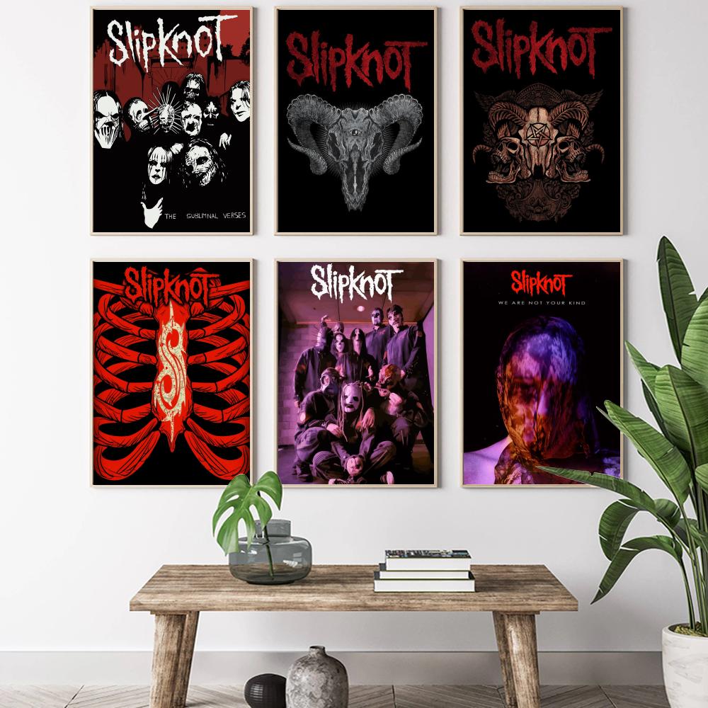 Musical Instrument Poster - Heavy Metal Rock S-SlipknotES Band Poster