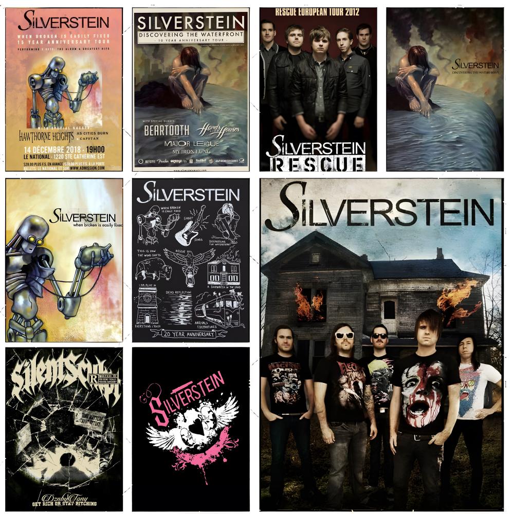 Musical Instrument Poster - emo rock band S-Silverstein Poster Premium