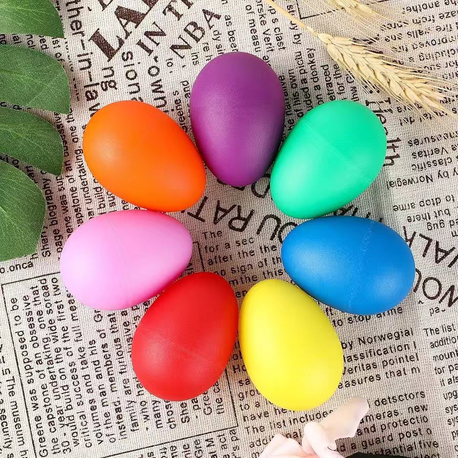 Musical Instrument You Shake - 2Pcs Egg Shakers Plastic Percussion Musical
