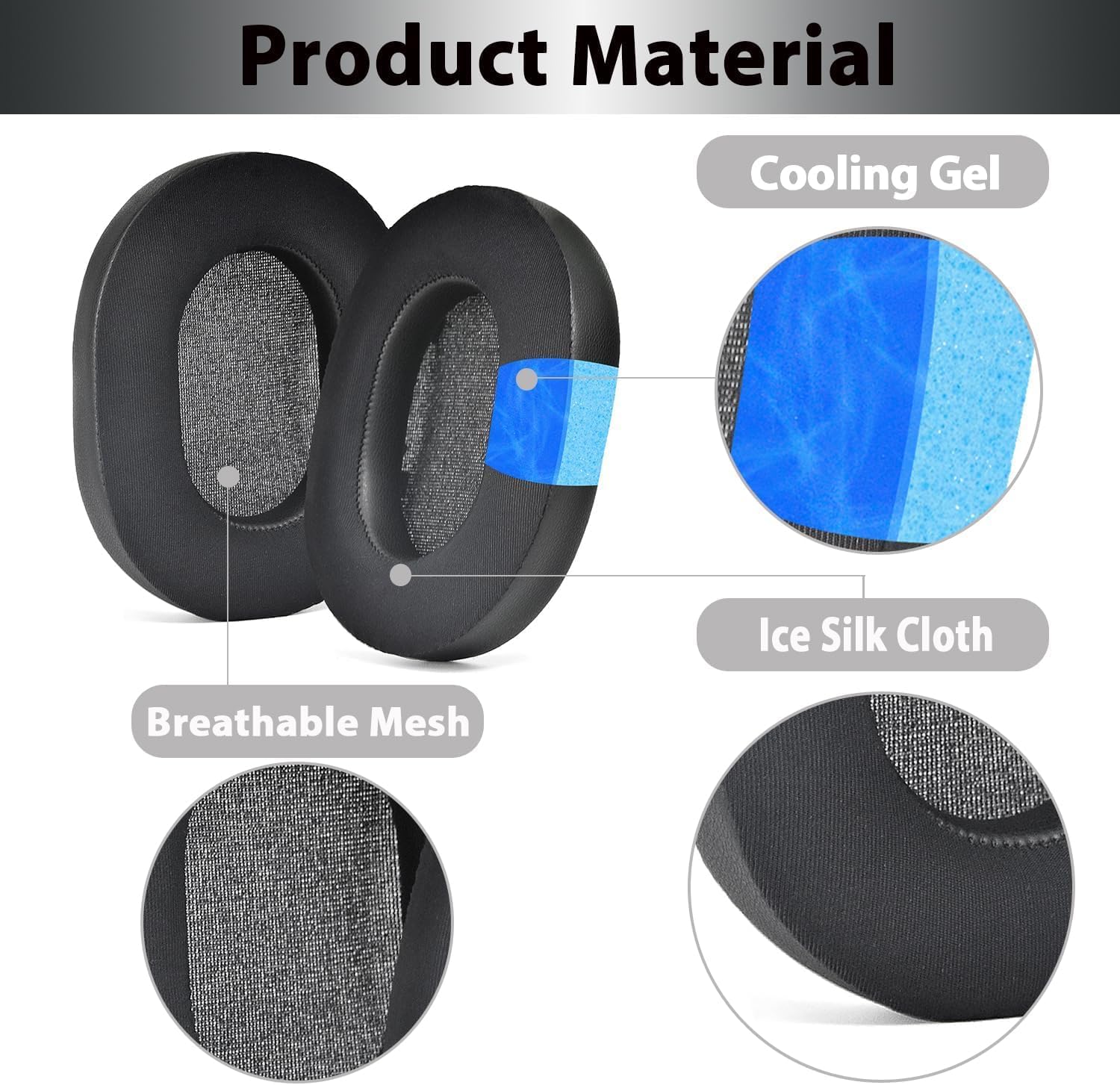 Sony Headphone Wh-1000Xm5 - 1000XM5 Replacement Ear Pads Cushions for