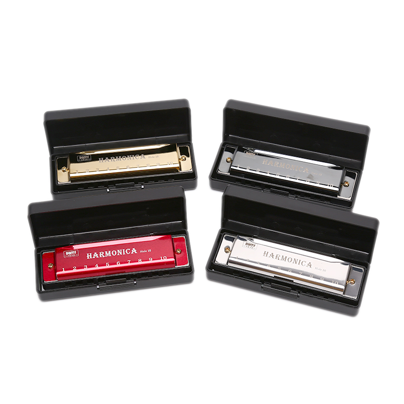 Musical Instrument Harp - 10 Hole Harmonica Mouth Organ Puzzle