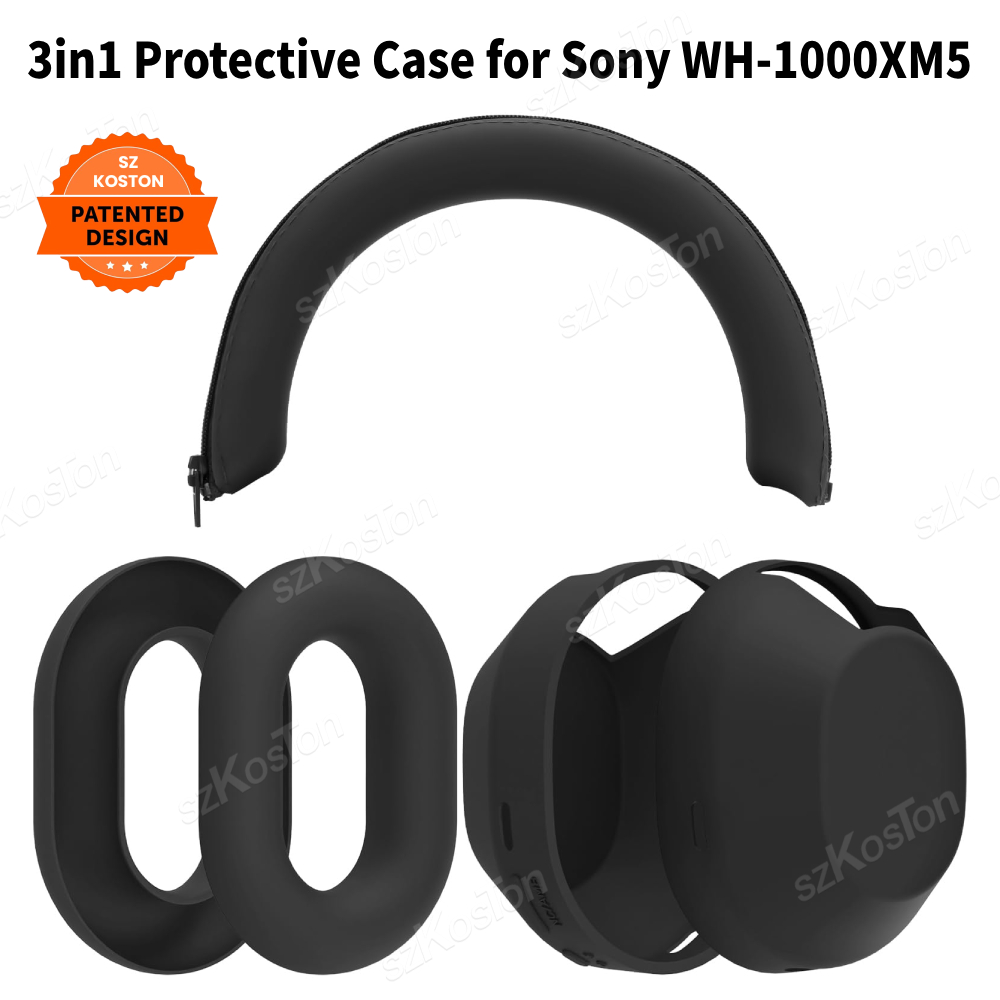 3-in-1 Silicone Protective Cas - огляд і ціна Sony Headphone Wh-1000Xm5