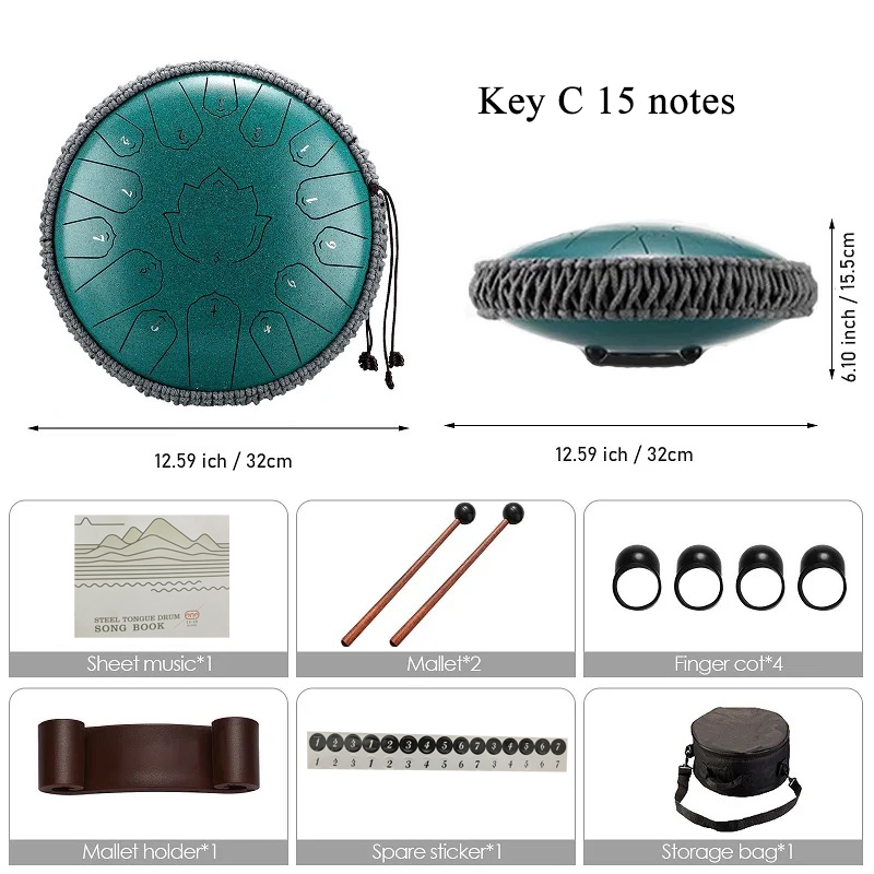 Hluru Glucophone Steel Tongue  - огляд і ціна Musical Instrument Kit