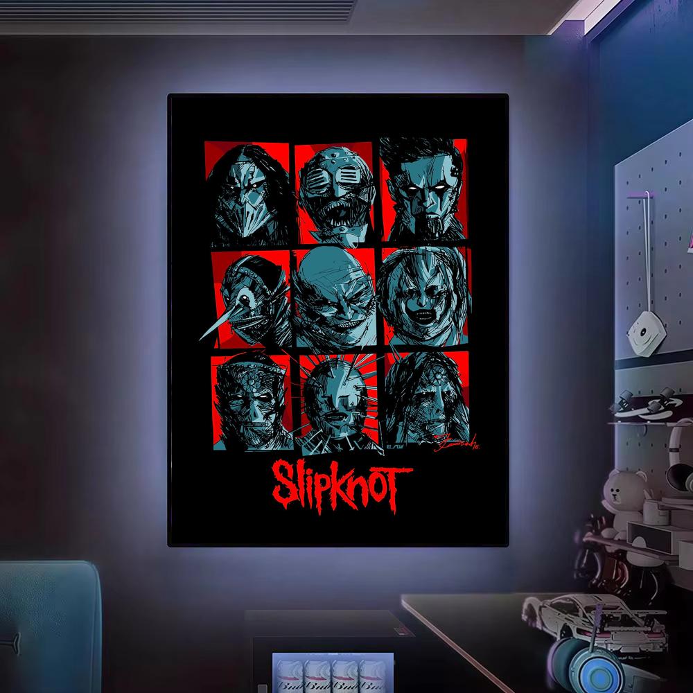 Band S-Slipknot Rock Poster Mo - огляд і ціна Musical Instrument Poster
