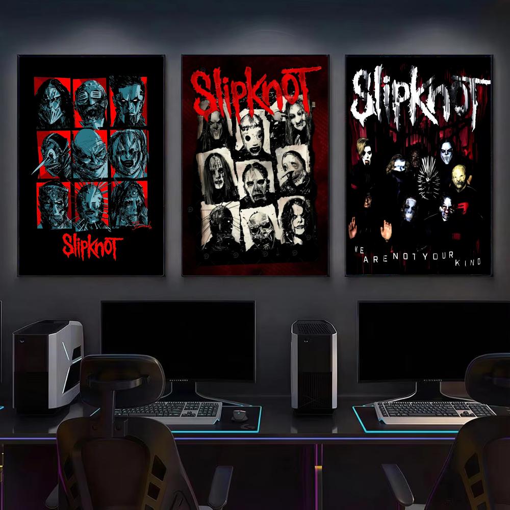 Band S-Slipknot Rock Poster Mo - огляд і ціна Musical Instrument Poster