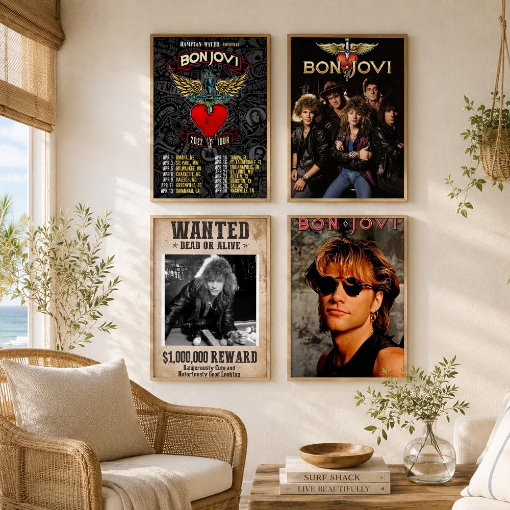 Rock Band B-Bon Jovi Poster Ve - огляд і ціна Musical Instrument Poster