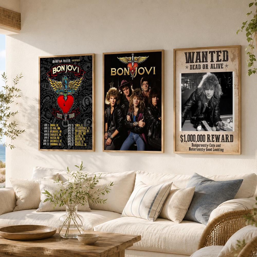 Rock Band B-Bon Jovi Poster Ve - огляд і ціна Musical Instrument Poster