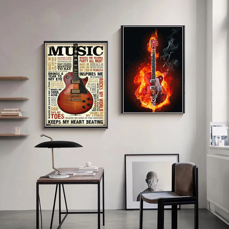 Notation Guitar Instrument Col - огляд і ціна Musical Instrument Quotes