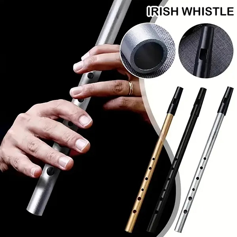 6-Holed Authentic Irish Flute, - огляд і ціна Penny Whistle D