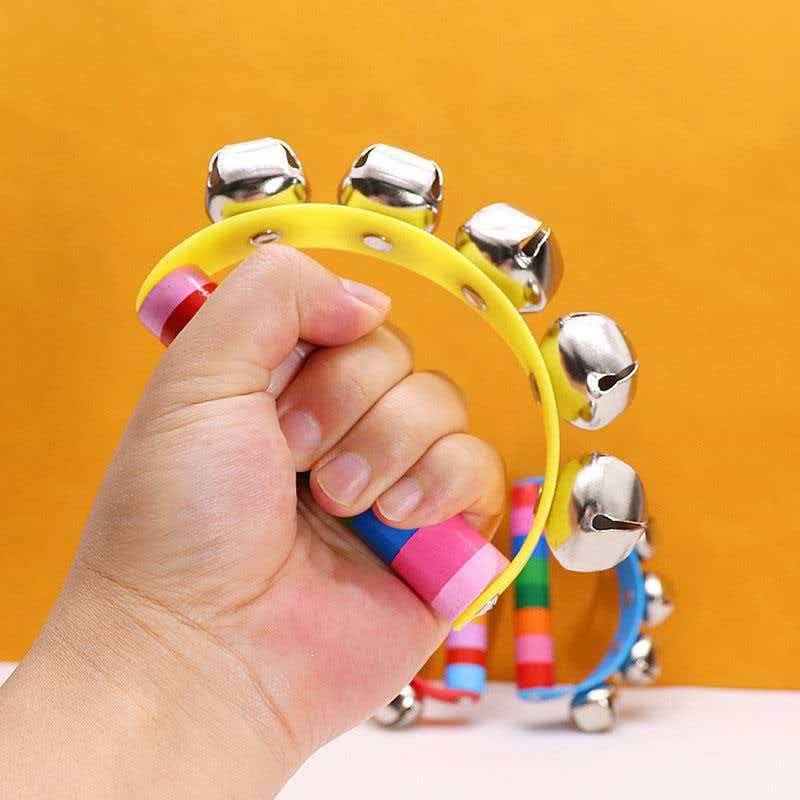 Rainbow Hand Jingle Bells Wood - огляд і ціна Musical Instrument You Shake