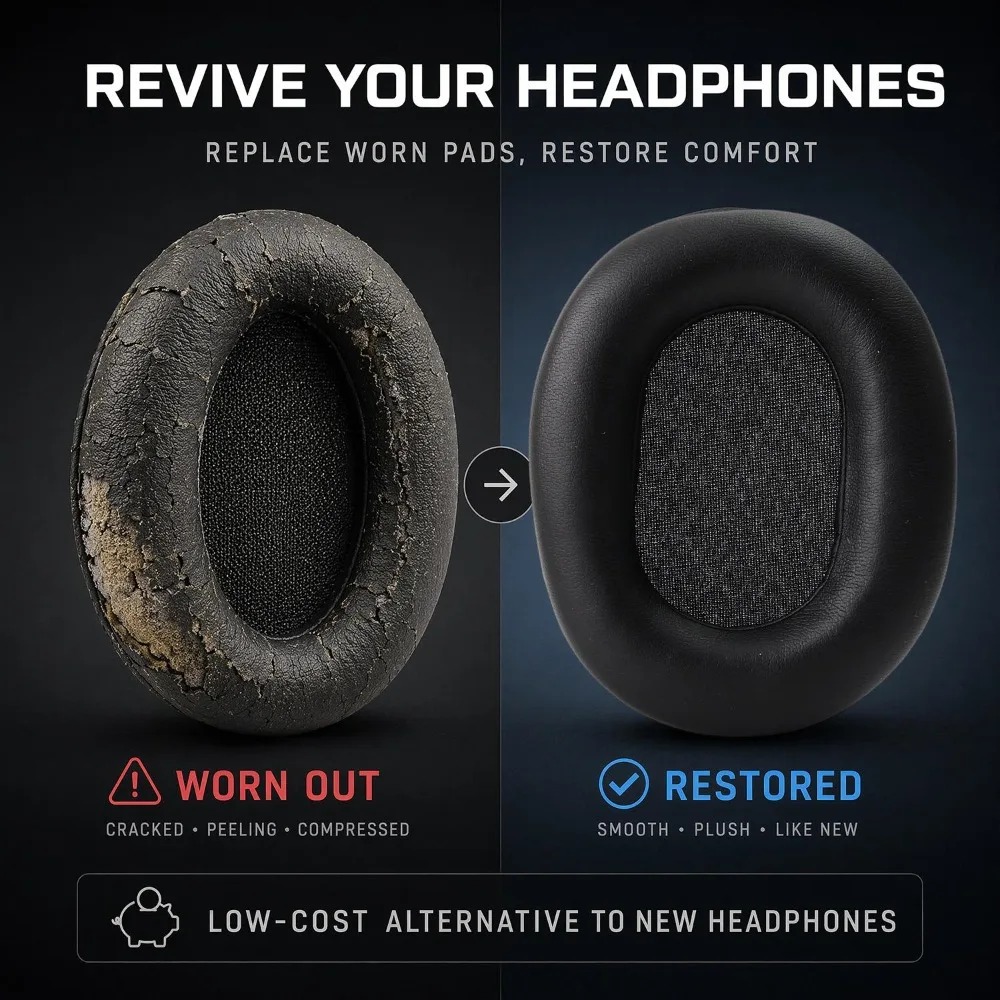1Pair Replacement Earpads Cush - огляд і ціна Sony Headphone Wh-1000Xm5
