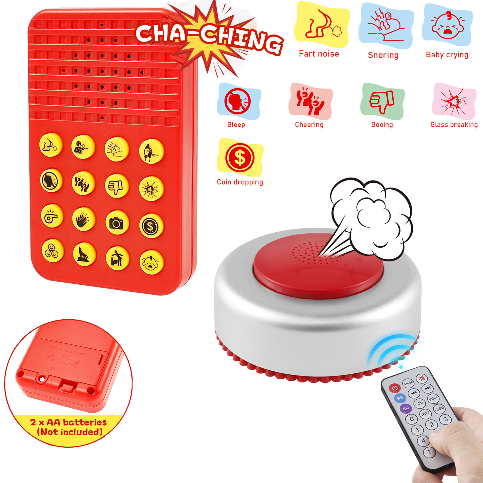 Funny Sound Effects Machine Re - огляд і ціна Musical Instrument Gong