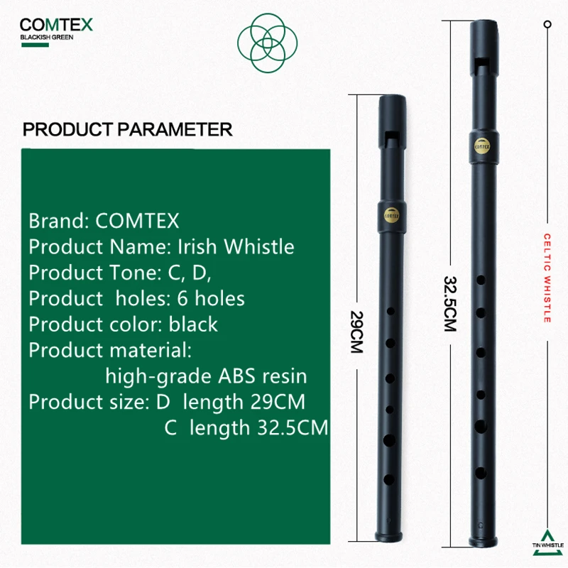 1Pcs High Quality Ireland COMT - огляд і ціна Penny Whistle D