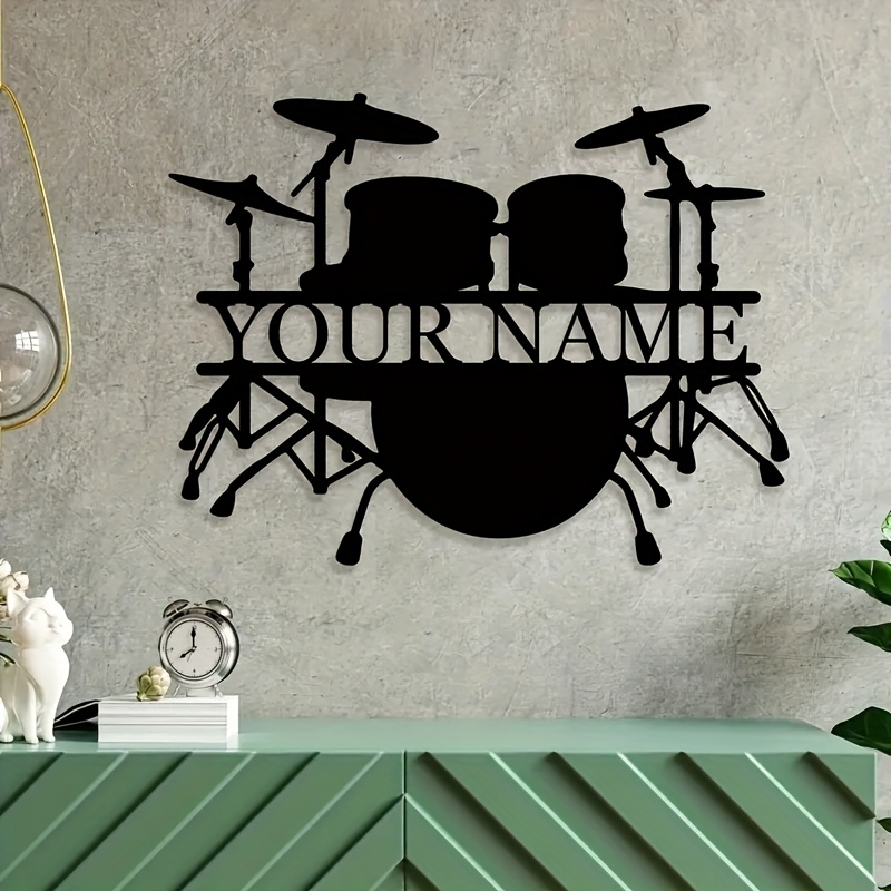 Custom Drum Set Metal Wall Art - огляд і ціна Musical Instrument Name