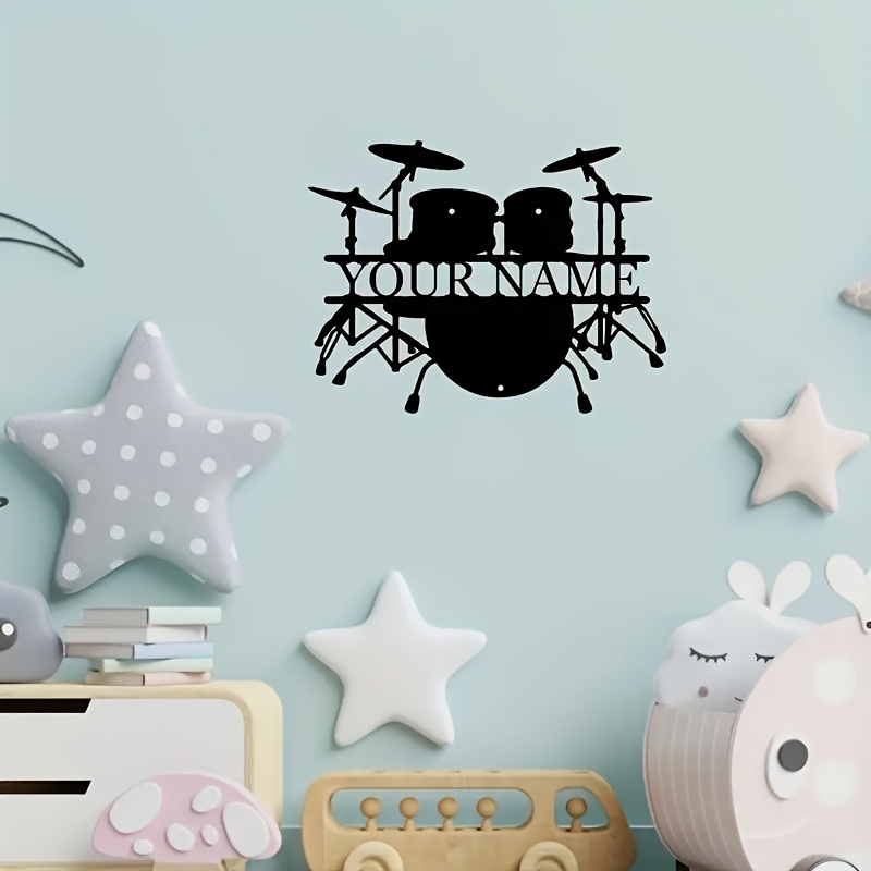 Custom Drum Set Metal Wall Art - огляд і ціна Musical Instrument Name