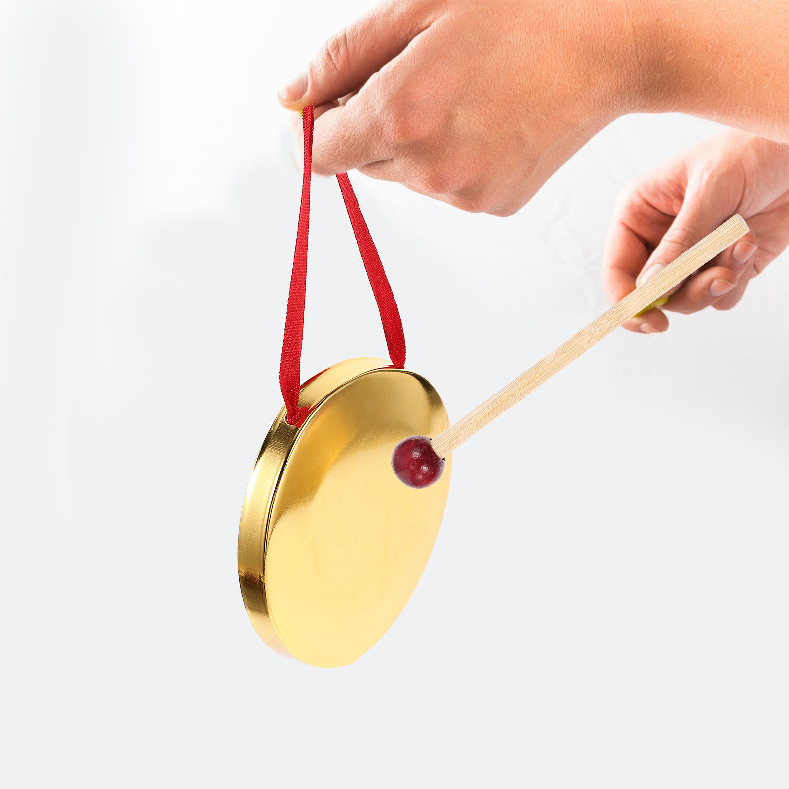 1Set Hand Held Gong Small Meta - огляд і ціна Musical Instrument Gong