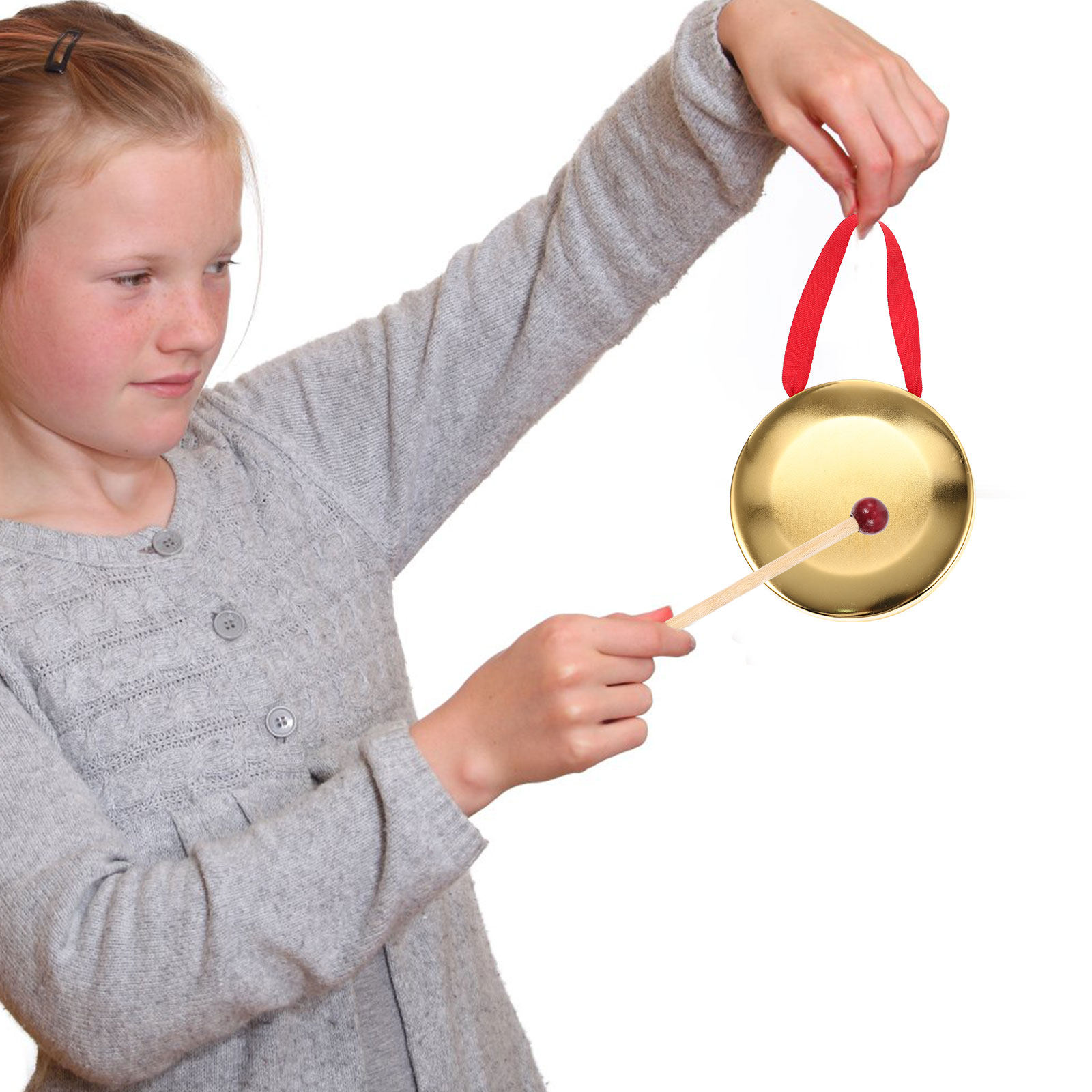 1Set Hand Held Gong Small Meta - огляд і ціна Musical Instrument Gong