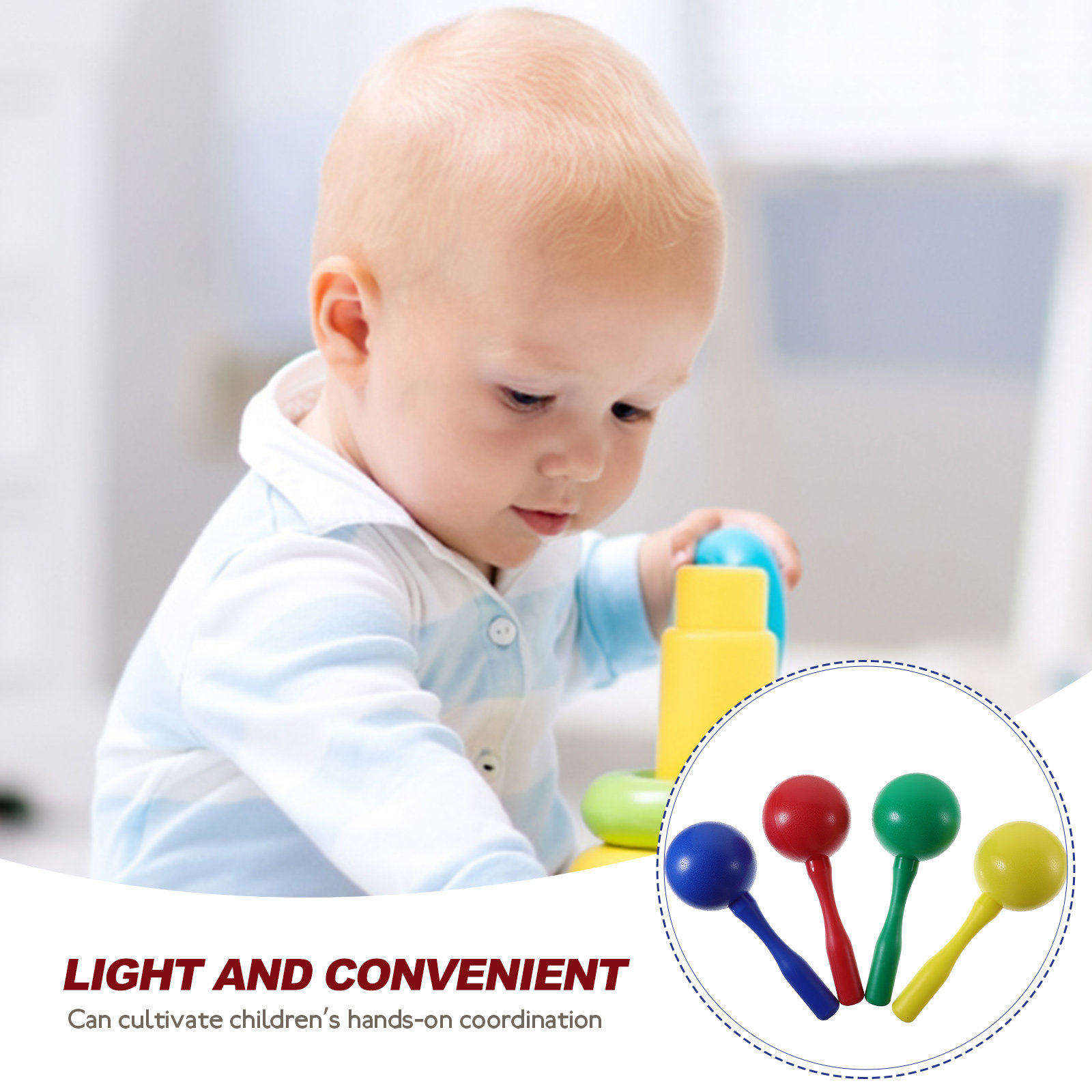 8Pcs Shaking Maracas Musical E - огляд і ціна Musical Instrument You Shake