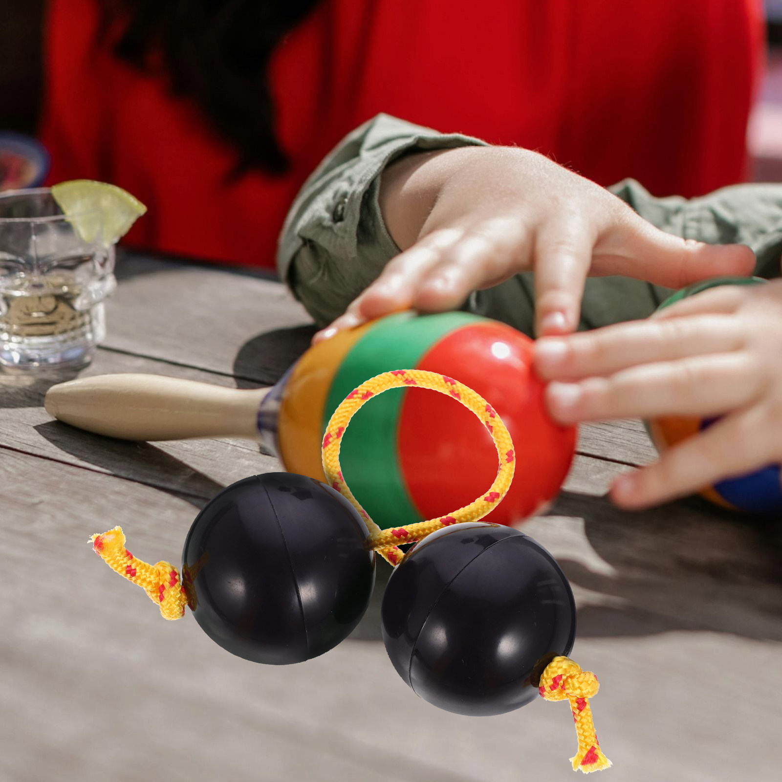 2Pairs African Shaking Ball In - огляд і ціна Musical Instrument You Shake