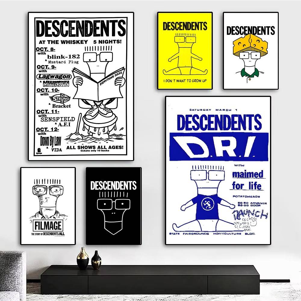 1pc Rock Punk Bands Album Desc - огляд і ціна Musical Instrument Poster