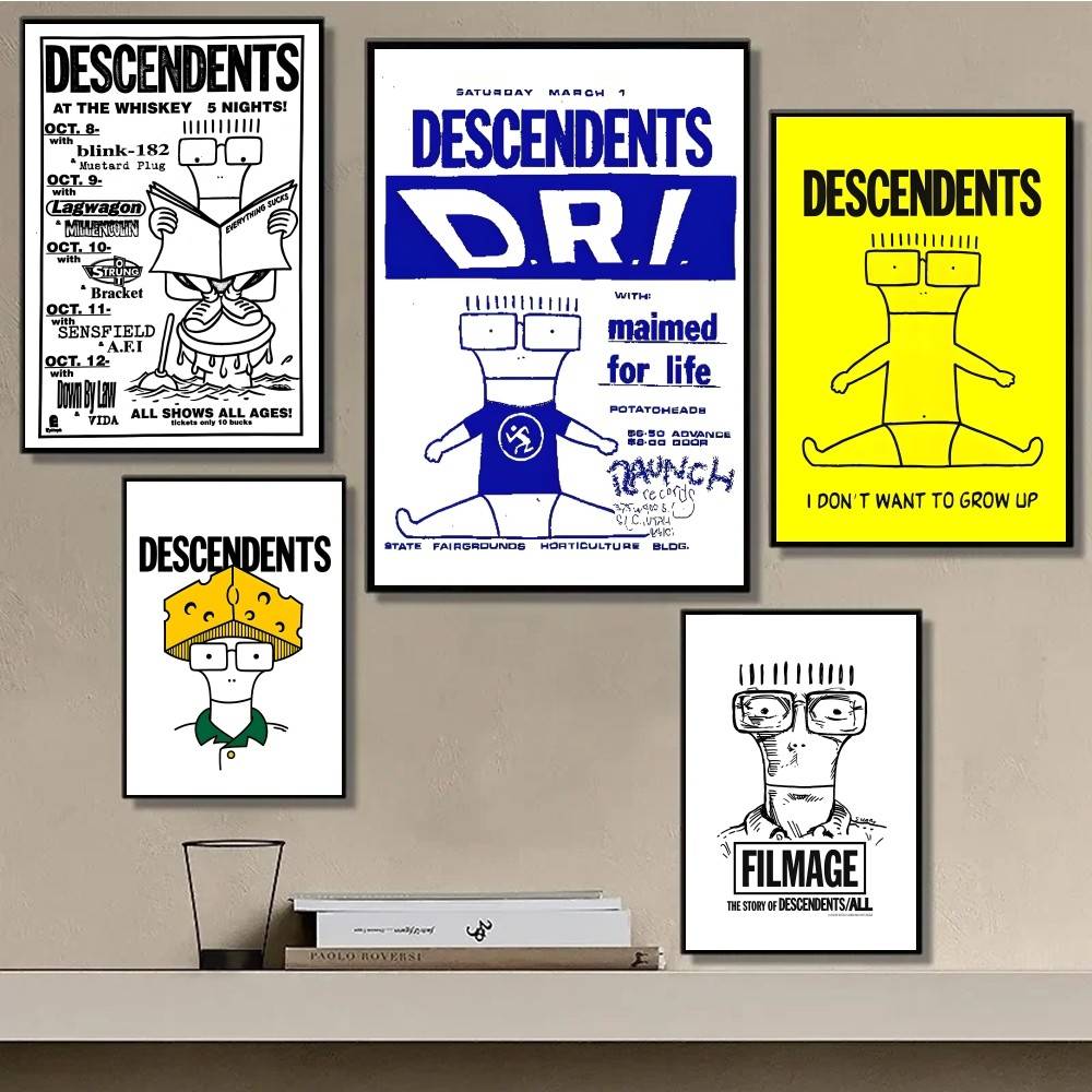 1pc Rock Punk Bands Album Desc - огляд і ціна Musical Instrument Poster