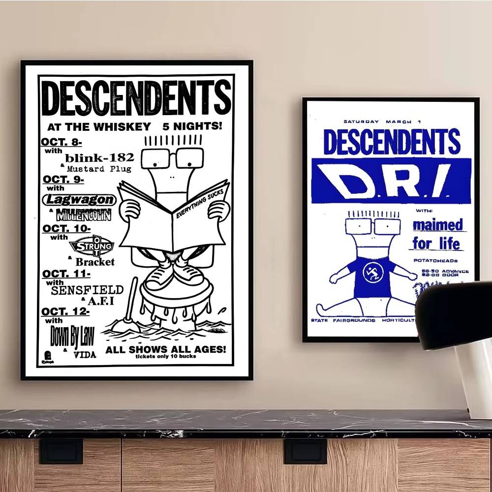 1pc Rock Punk Bands Album Desc - огляд і ціна Musical Instrument Poster