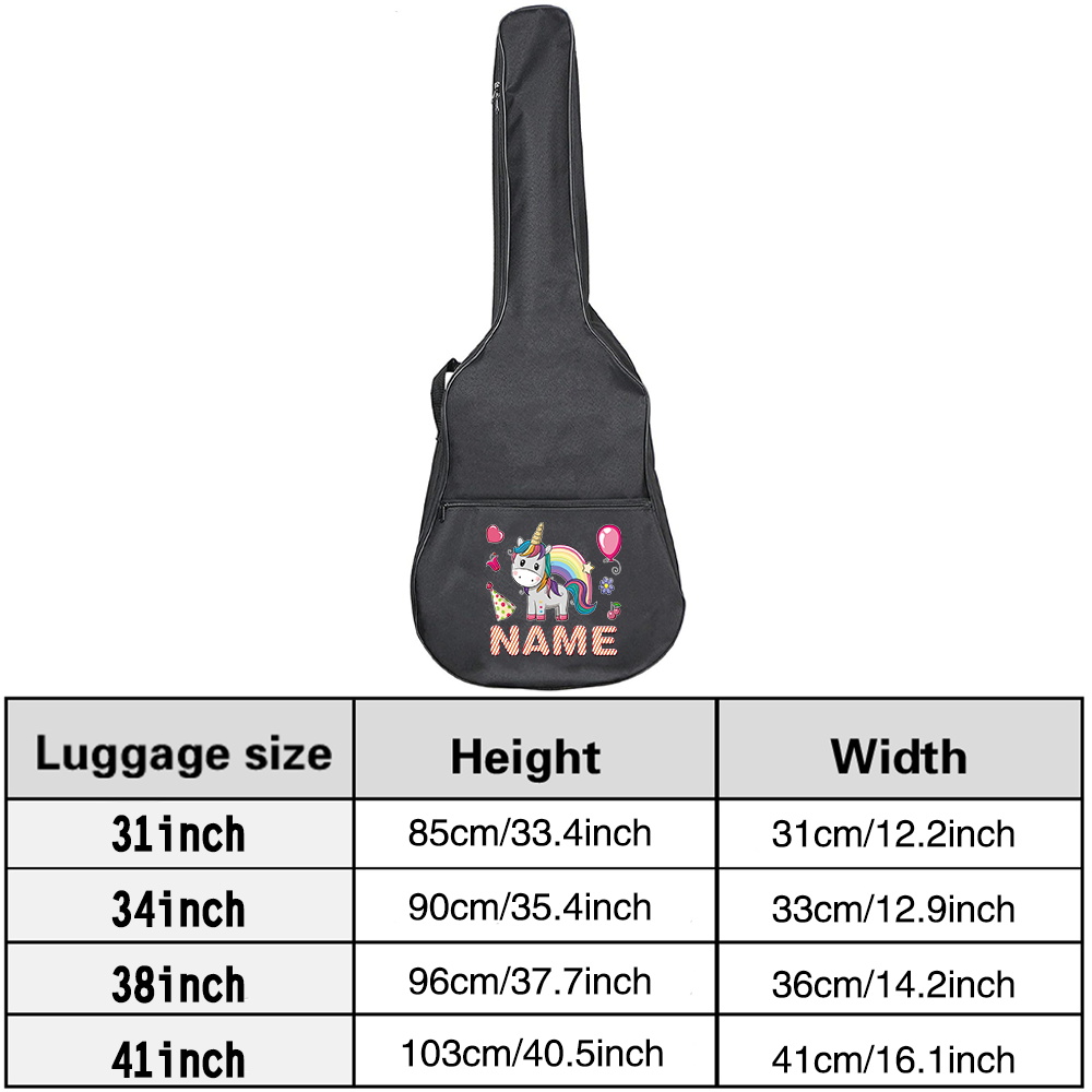 Customized Name Guitar Bag 36- - огляд і ціна Musical Instrument Name