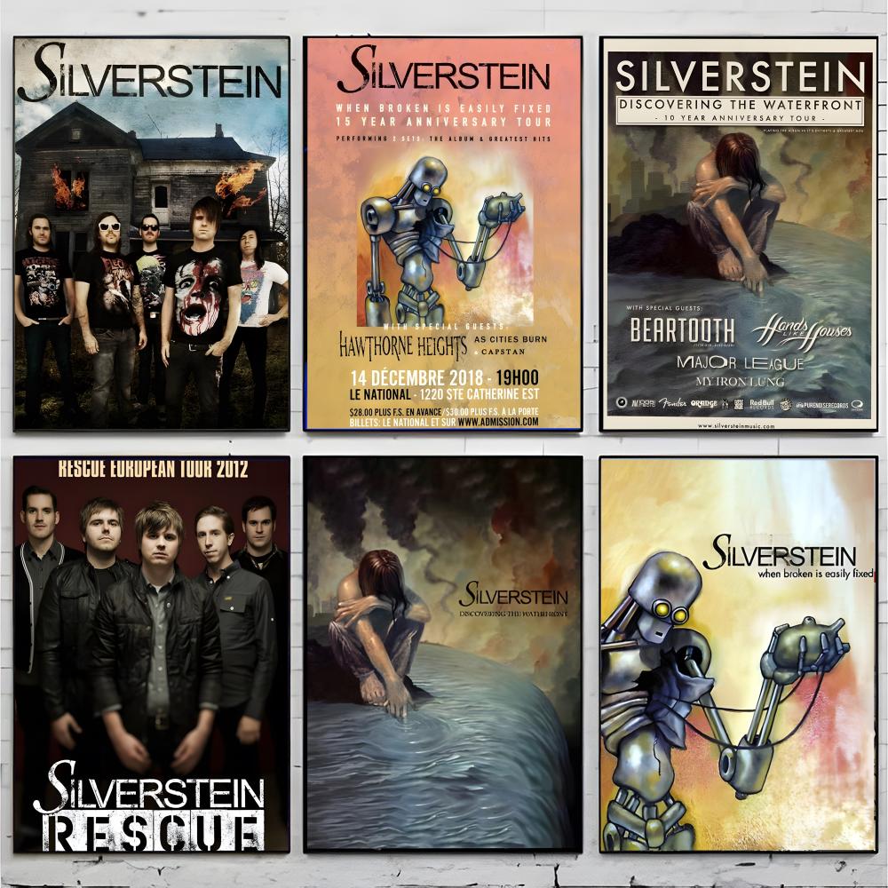 emo rock band S-Silverstein Po - огляд і ціна Musical Instrument Poster