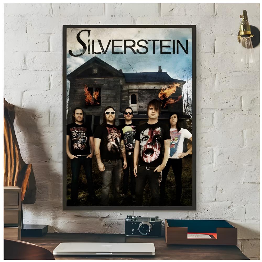 emo rock band S-Silverstein Po - огляд і ціна Musical Instrument Poster