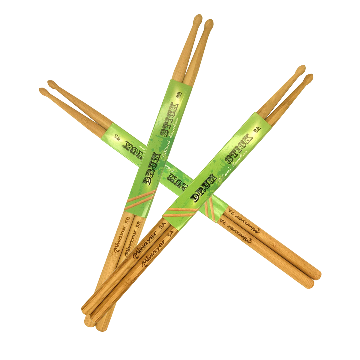 Miwayer 6 Inch Bamboo Drum Sti - огляд і ціна Musical Instrument Gong