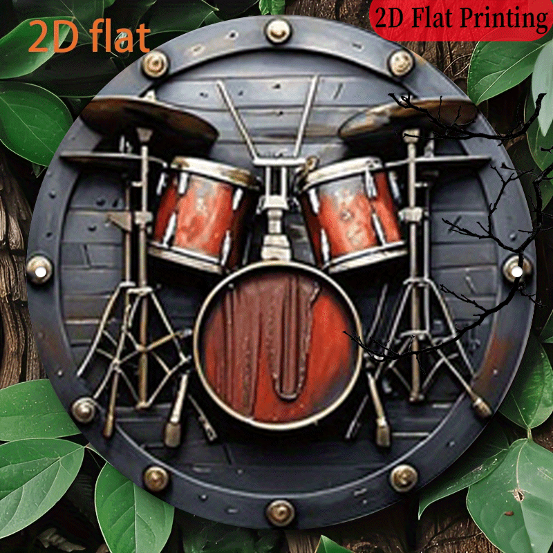 2D Flat, 1pc, 20.32x20.32 cm 2 - огляд і ціна Musical Instrument Drum