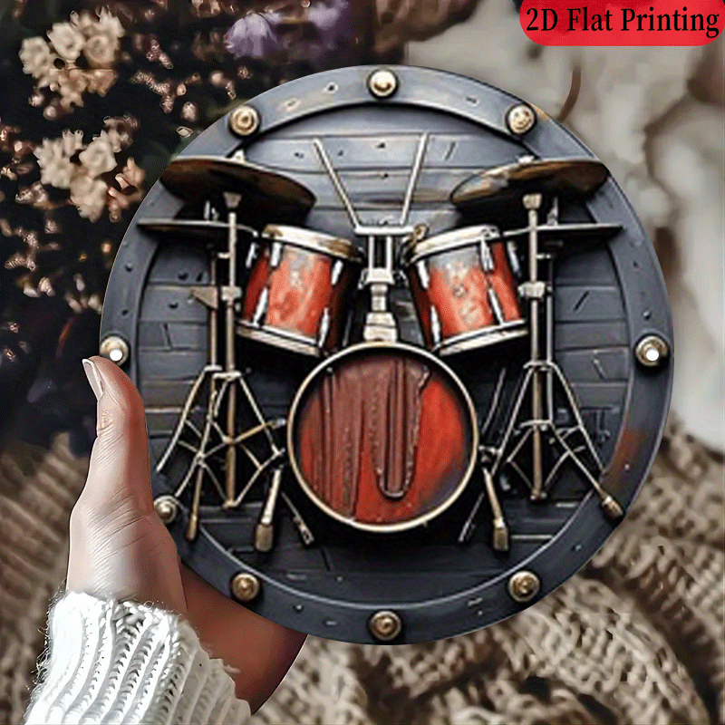 2D Flat, 1pc, 20.32x20.32 cm 2 - огляд і ціна Musical Instrument Drum