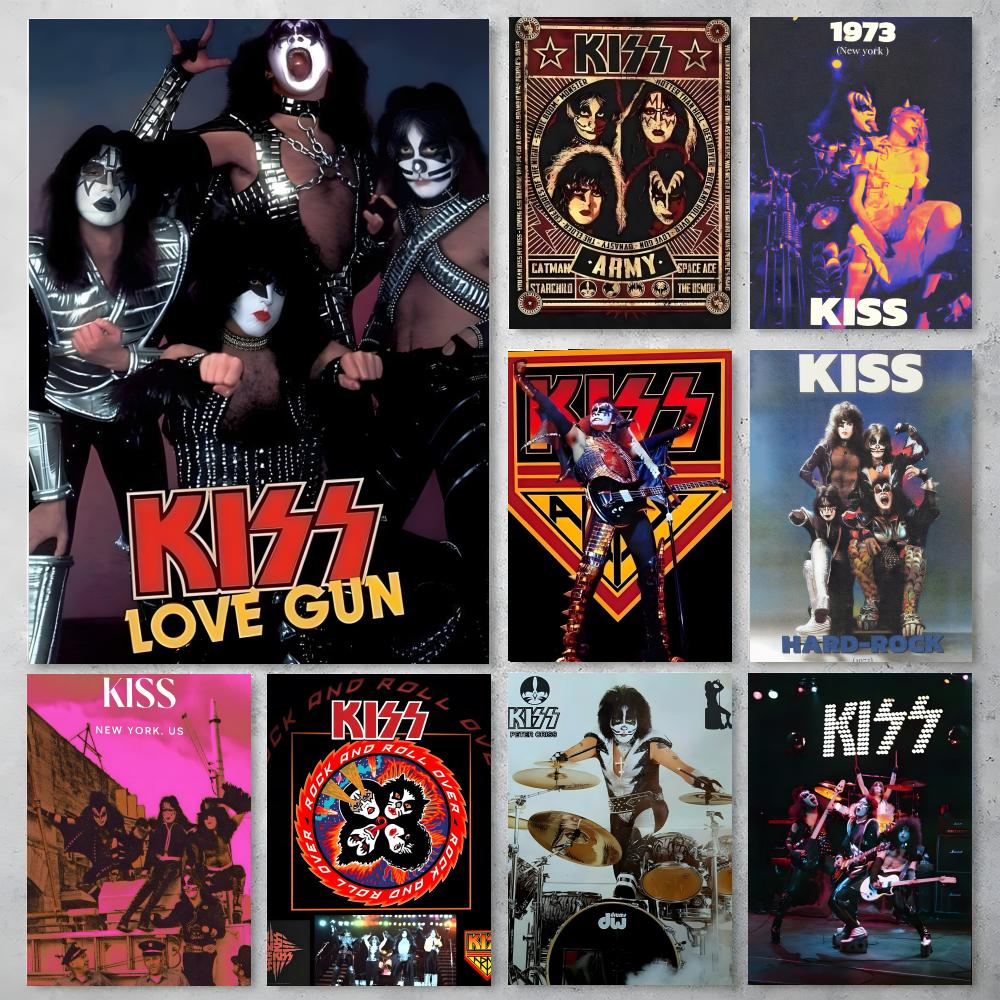 K-Kiss Kraft Rock Band-S Poste - огляд і ціна Musical Instrument Poster