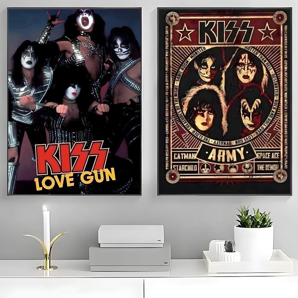 K-Kiss Kraft Rock Band-S Poste - огляд і ціна Musical Instrument Poster
