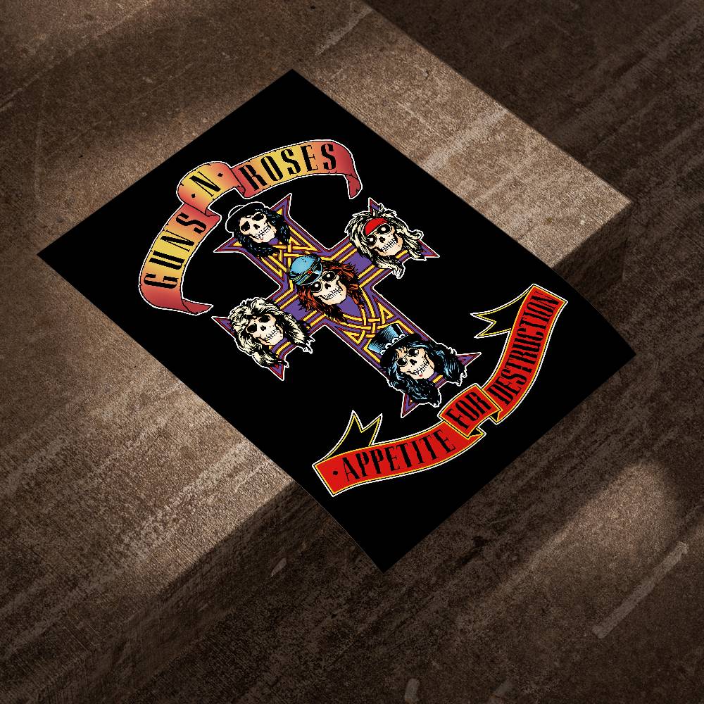 G-Guns Rock Band N R-Roses Pos - огляд і ціна Musical Instrument Poster