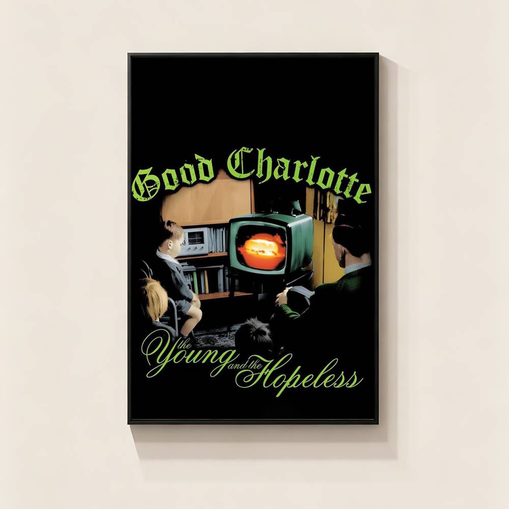 Pop-rock g-Good Charlotte Band - огляд і ціна Musical Instrument Poster