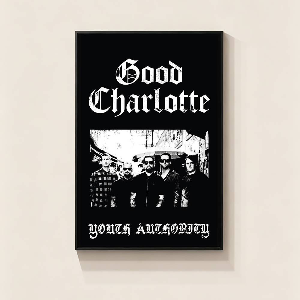Pop-rock g-Good Charlotte Band - огляд і ціна Musical Instrument Poster