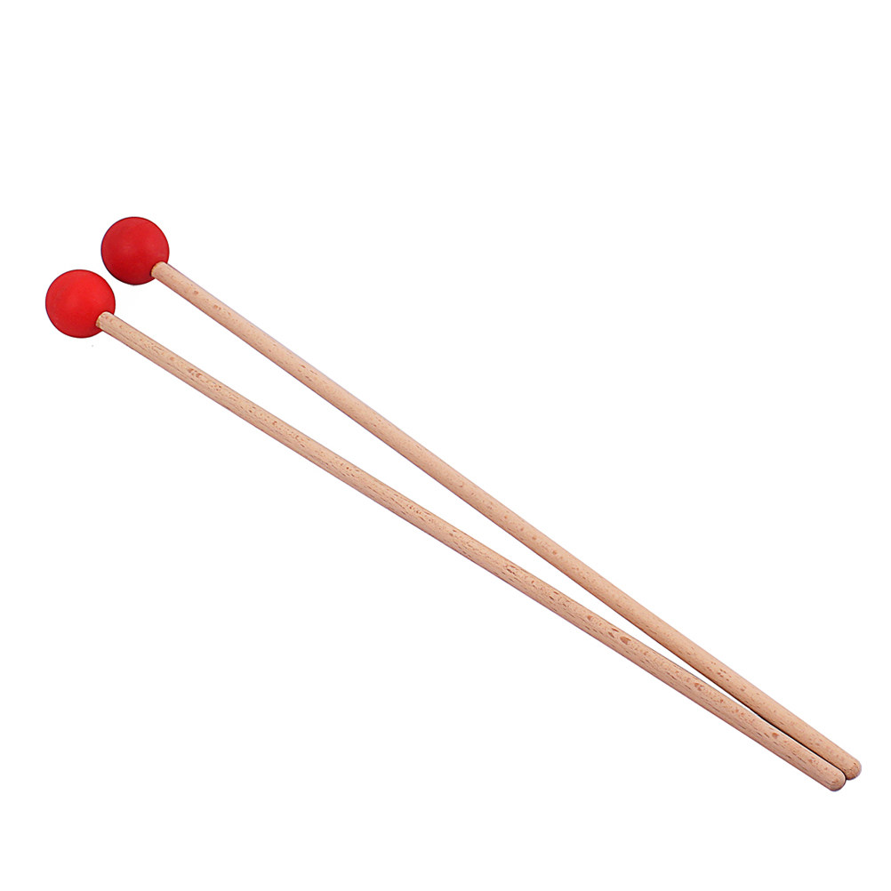 1Pair Large Drum Mallets Wood  - огляд і ціна Musical Instrument Gong