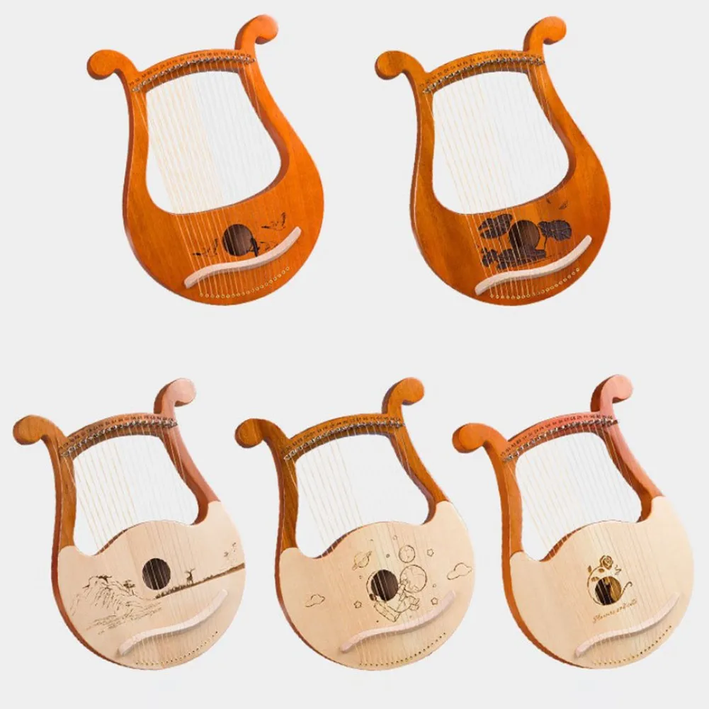 High Quality 19 String Lyre Ha - огляд і ціна Musical Instrument Harp