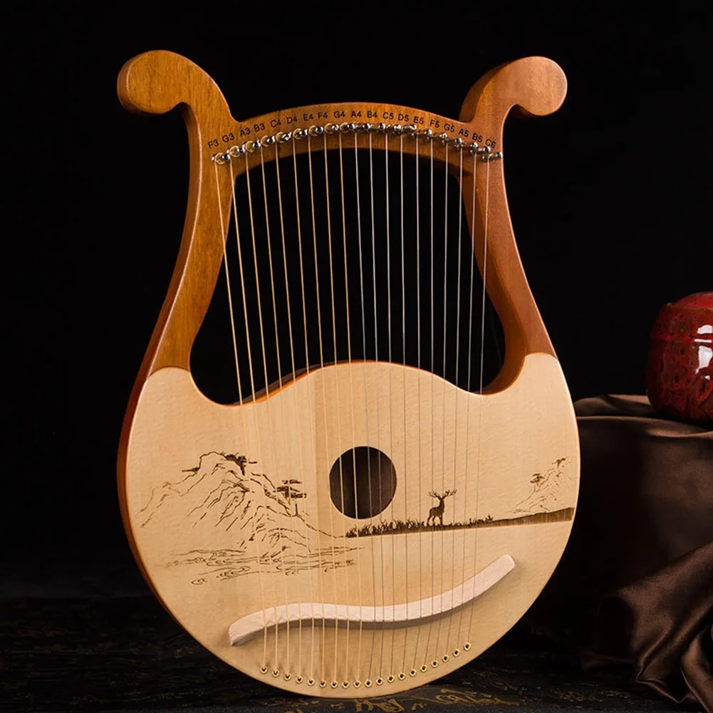 High Quality 19 String Lyre Ha - огляд і ціна Musical Instrument Harp