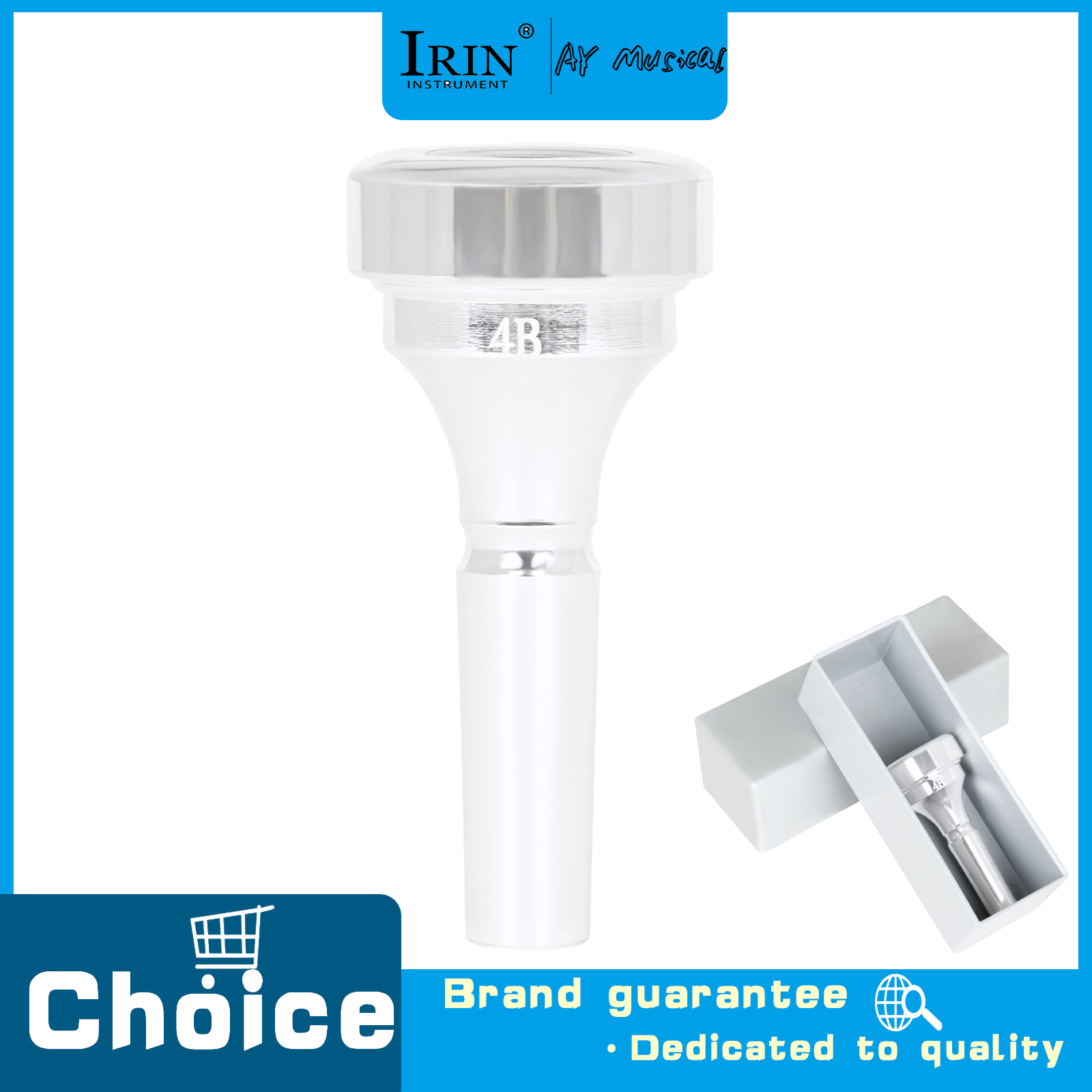 TR-17 Cornet Mouthpiece Brass  - огляд і ціна Musical Instrument Cornet