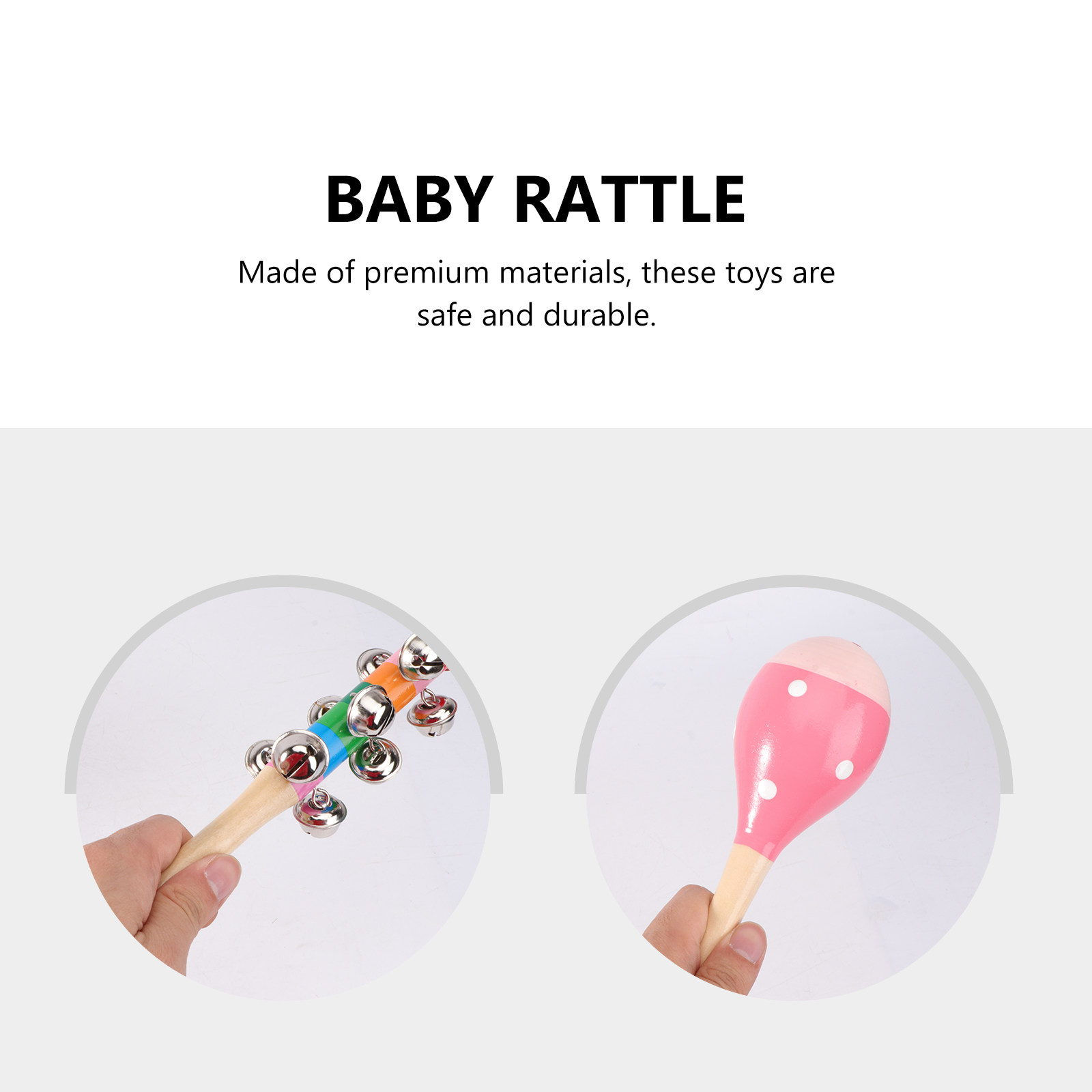 1Set Early Education Tambourin - огляд і ціна Musical Instrument You Shake