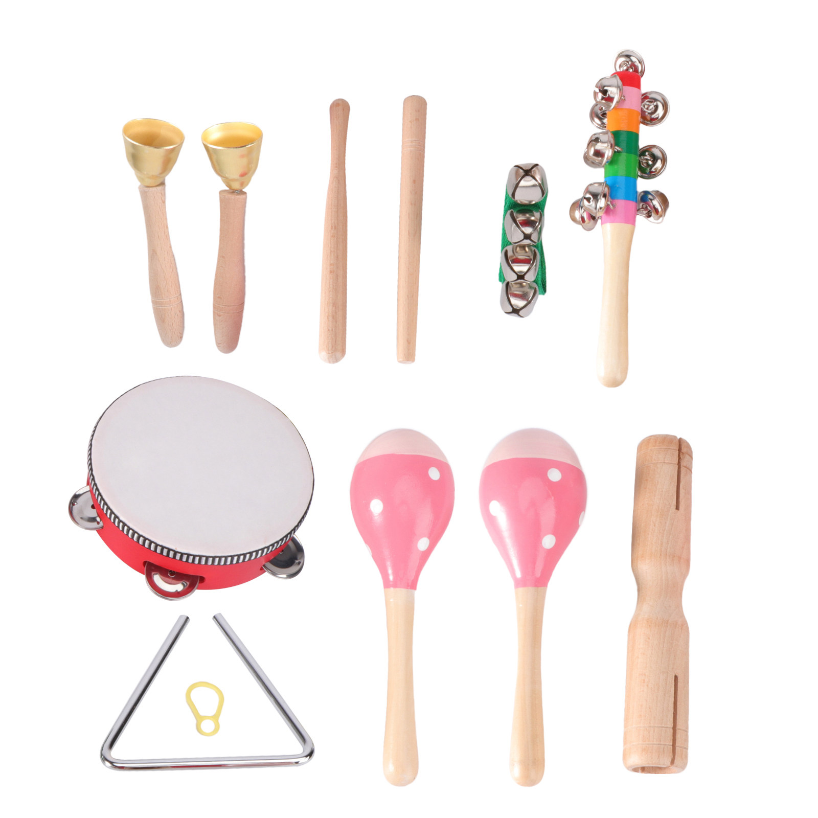 1Set Early Education Tambourin - огляд і ціна Musical Instrument You Shake